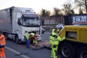 VU LKW A 4 Rich Aachen hinter Rodenkirchener Bruecke P15